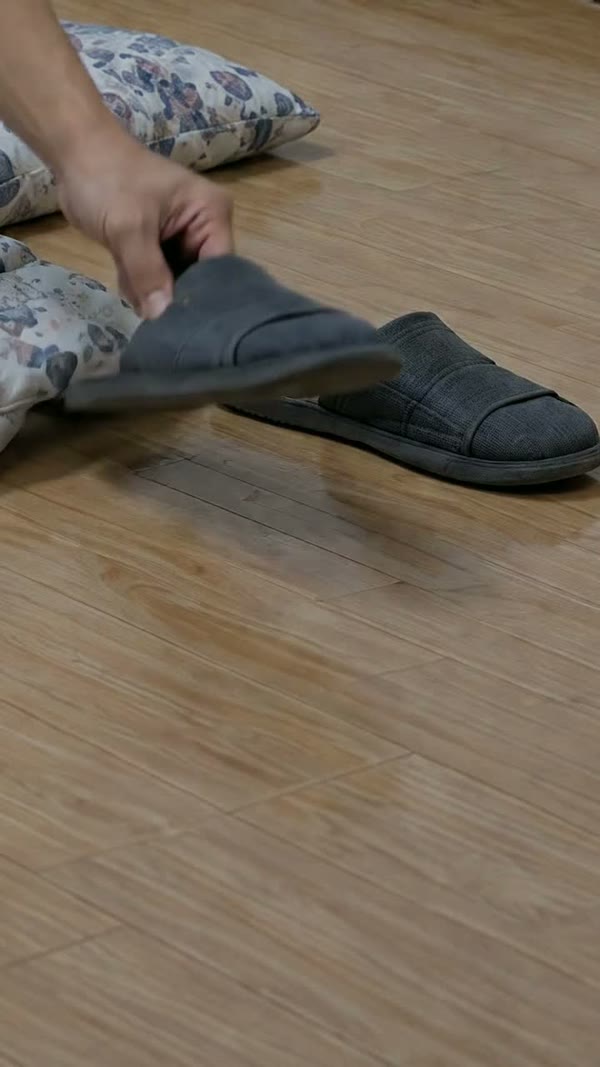 Pick up the slipper.