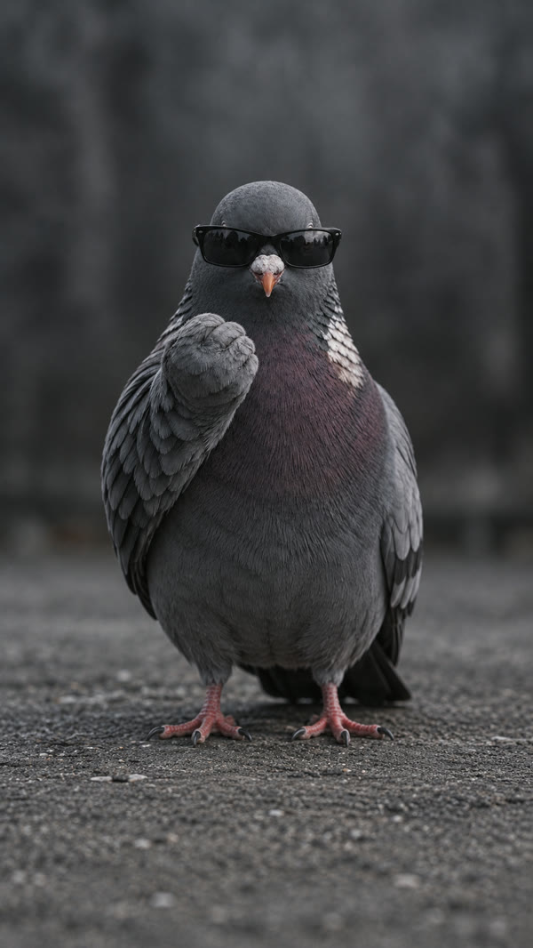 A probable pigeon. — representative frame